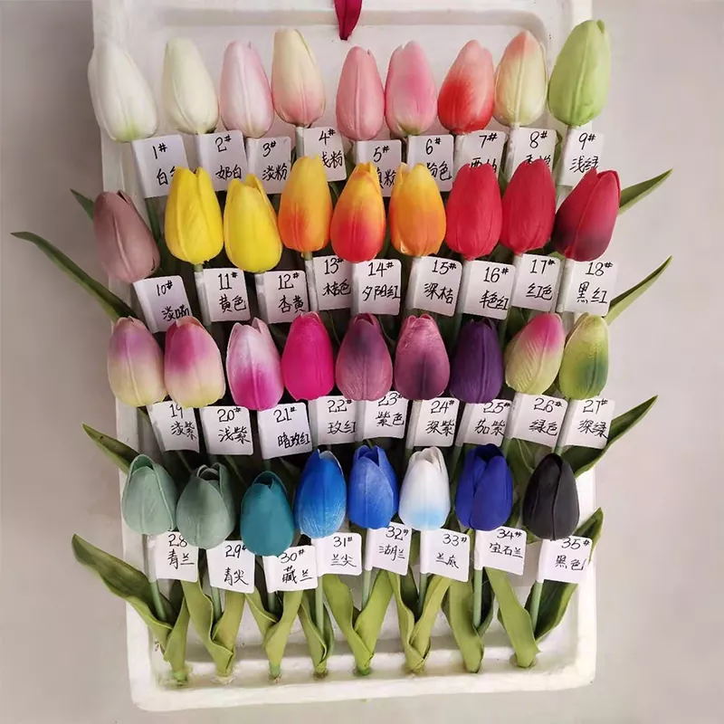 वास्तविक टच कृत्रिम tulip फूलहरु